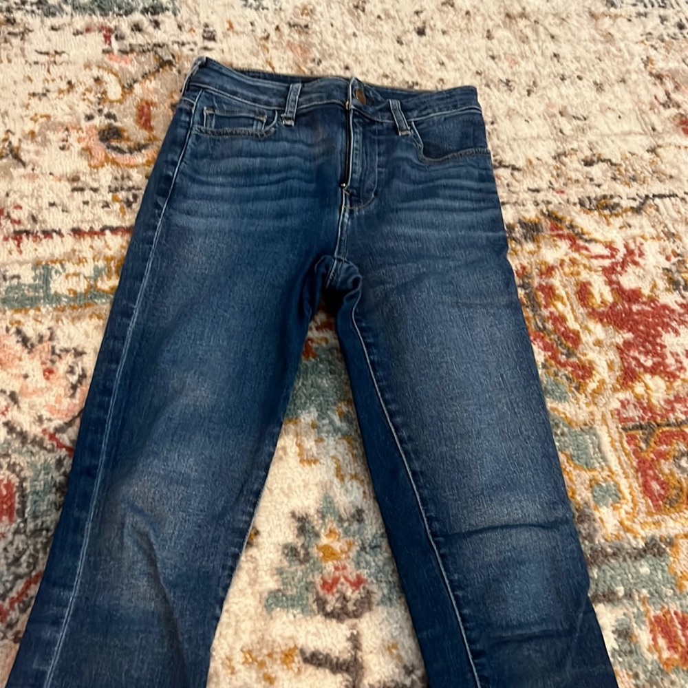 Denim high waisted jeans